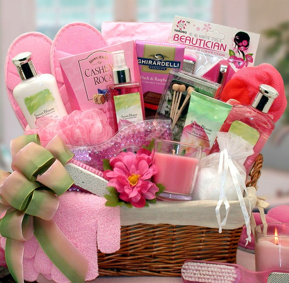 Sweet Bloom Gift Basket - Fine Gifts La Bella Basket Company
