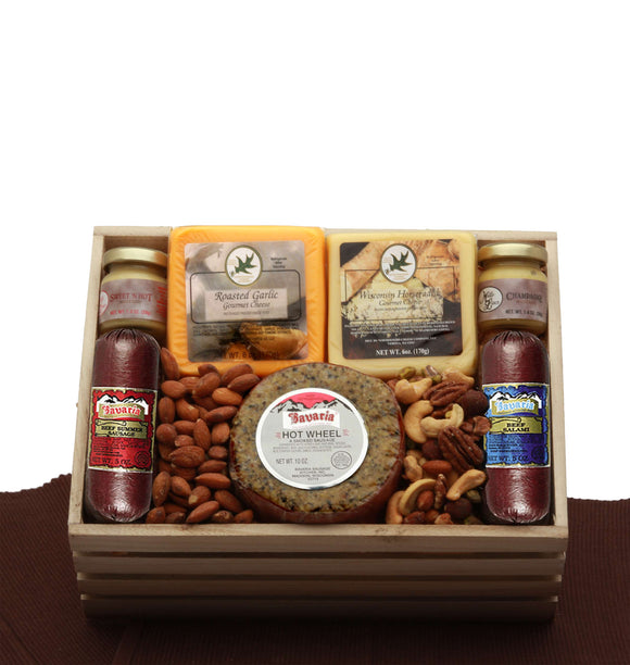 Premium Selections Meat and Cheese Gift Crate