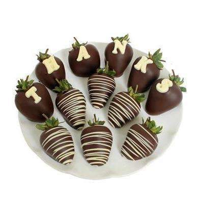 THANKS Chocolate Covered Strawberry - Fine Gifts La Bella Basket Company