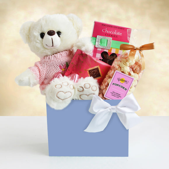 Mom Teddy Bear Hugs Gift Box
