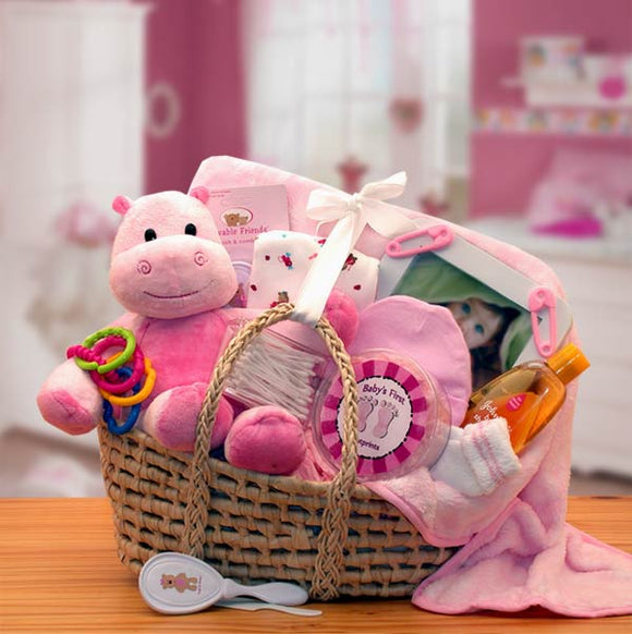 Our Precious Baby Carrier Gift Basket - Fine Gifts La Bella Basket Company