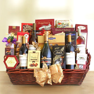 Gourmet Deluxe Gift Basket - Fine Gifts La Bella Basket Company