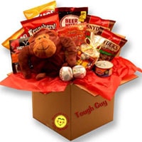 Tough Guys Snack Care Package - Fine Gifts La Bella Basket Company