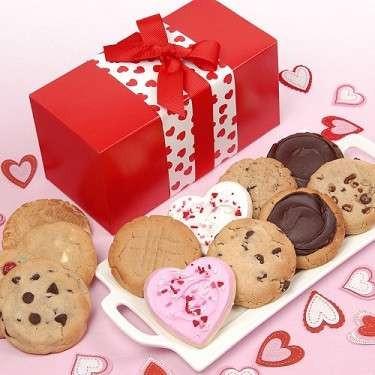Band of Hearts Cookie Box - Fine Gifts La Bella Basket Company