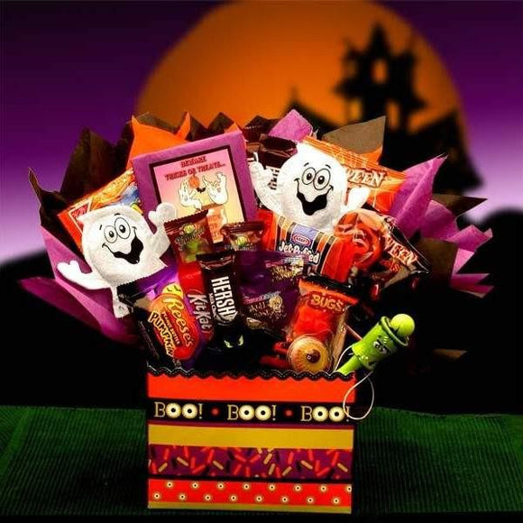 Boo Mania Halloween Bouquet - Fine Gifts La Bella Basket Company