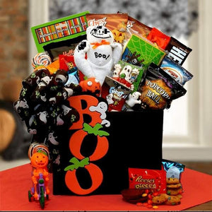 Boo To You Happy Halloween Gift Box - Fine Gifts La Bella Basket Company