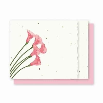 Calla Lily Landscape Plantable Greeting Cards - 4 Pack - Fine Gifts La Bella Basket Company