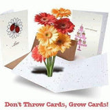 Cherry Blossom Landscape Plantable Greeting Cards - 4 Pack - Fine Gifts La Bella Basket Company