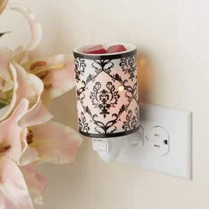 OUT OF STOCK Damask Honeycomb Plug-in Warmer - Fine Gifts La Bella Basket Company