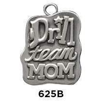 Drill Team Mom Square Charm - Fine Gifts La Bella Basket Company