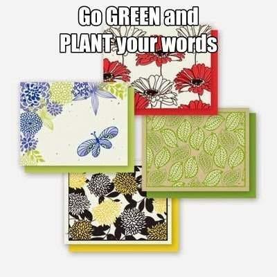 Floral Chic Plantable Greeting Cards Variety 4Pk - Fine Gifts La Bella Basket Company