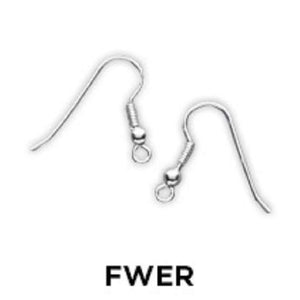 French Wire Sterling Silver Charm Earrings - Fine Gifts La Bella Basket Company