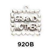 Grandmother Tablet Sterling Silver Charm - Fine Gifts La Bella Basket Company