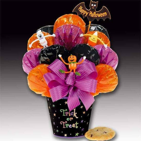 Halloween Trick Or Treat Cookie Bouquet - Fine Gifts La Bella Basket Company