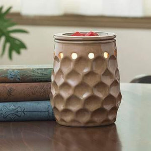 Honeycomb Latte Candle Warmer - Fine Gifts La Bella Basket Company