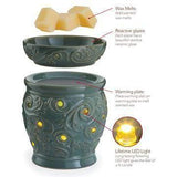 Ocean Side Glimmer Fragrance Candle Warmer - Fine Gifts La Bella Basket Company