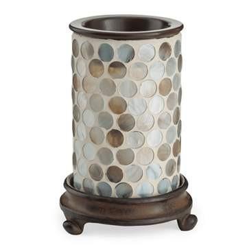 Pearl Glass Candle Warmer - Fine Gifts La Bella Basket Company