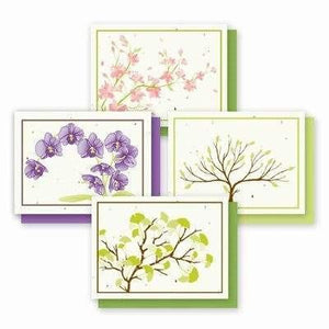 Plantable Greeting Cards Landscape Variety 4 Pack - Fine Gifts La Bella Basket Company