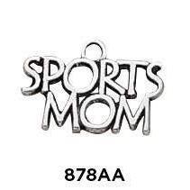 Sports Mom Word Charm - Fine Gifts La Bella Basket Company