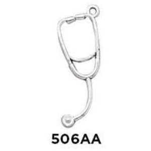 Stethoscope Charm Sterling Silver - Fine Gifts La Bella Basket Company