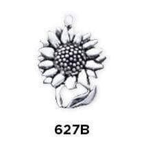 Sunflower Charm Sterling Silver .925 - Fine Gifts La Bella Basket Company