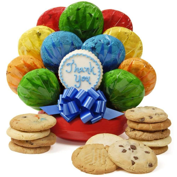 Thank You Cookie Bouquet - Fine Gifts La Bella Basket Company