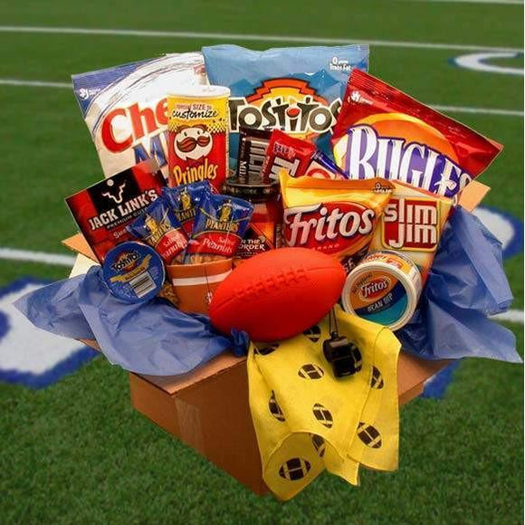 Touchdown Game Time Snacks Care Package - Fine Gifts La Bella Basket Company