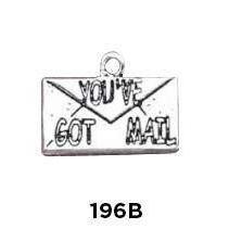 You've Got Mail Charm Sterling Silver - Fine Gifts La Bella Basket Company