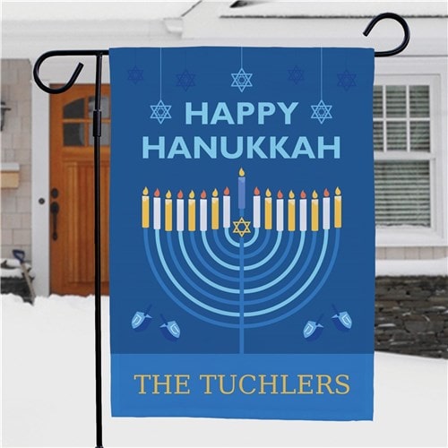 Happy Hanukkah Flag