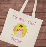 Flower Girl Perfect Canvas Tote