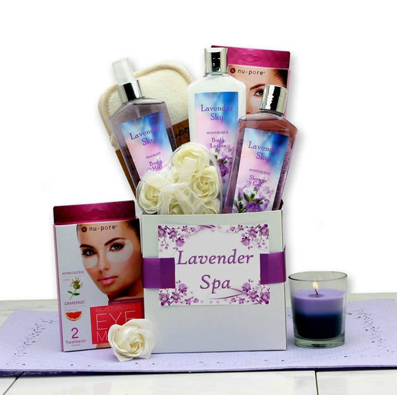 Lavender Care Package - Fine Gifts La Bella Basket Company