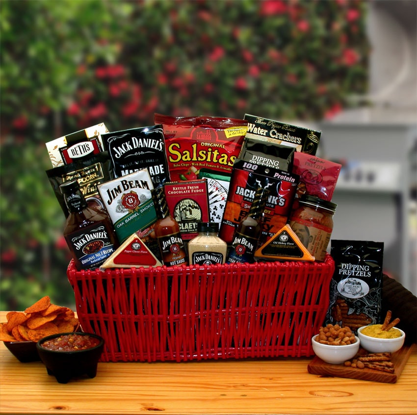 Purchase the Jim & Jack Grill Gift Basket for the One who Loves to Grill!