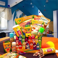 Crayola Kids Gift Box - Fine Gifts La Bella Basket Company