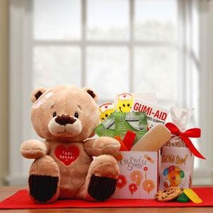 Get Well Soon Teddy Bear Gift Box