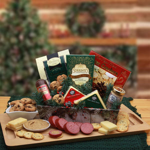 A Rustic Winter Holiday Tray