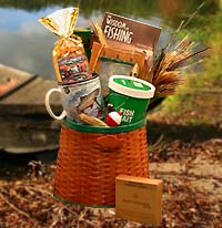 Fishing Creel Gift Basket