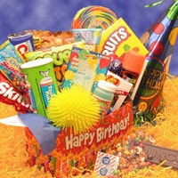 Deluxe Happy Birthday Care Package - Fine Gifts La Bella Basket Company