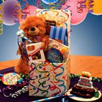Birthday Surprise Care Package - Fine Gifts La Bella Basket Company