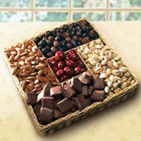 Sweet and Savory Snack Tray - Fine Gifts La Bella Basket Company