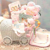 Bundle of Joy Baby Gift Carriage - Fine Gifts La Bella Basket Company