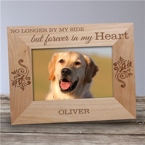 No Longer By My Side Pet Wooden Picture Frame
