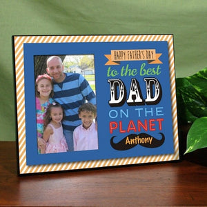 Best Dad Printed Frame