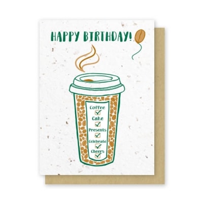 Java Happy Birthday Plantable Cards