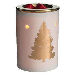 Using this decorative Golden Fir tart warmer with our wax melts is a great way to freshen your home without using an open flame.