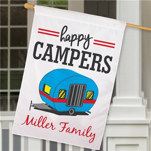 Happy Campers House Flag