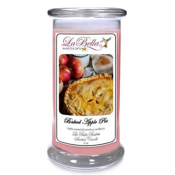 Baked Apple Pie Scented Candle - Fine Gifts La Bella Basket Company