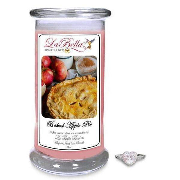 Baked Apple Pie Jewelry Candles - Fine Gifts La Bella Basket Company