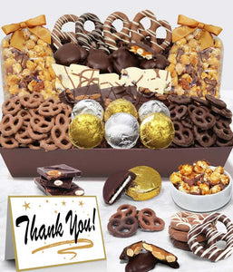 THANK YOU Belgian Chocolate Covered Snack Tray