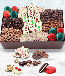 Snowman Chocolate Gift Basket