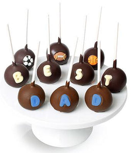 Dads Chocolate Cake Pops - Fine Gifts La Bella Basket Company